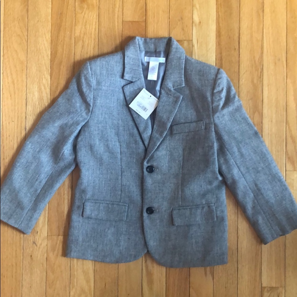 Boys Janie and Jack gray wool blend blazer. SZ: 6